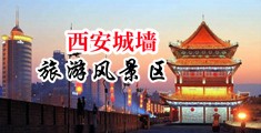 欧美肏屄浪B视频中国陕西-西安城墙旅游风景区